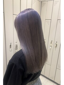 シェノン 近鉄奈良店(CHAINON) ケアブリーチ2回&髪質改善TRで叶えるラベンダーグレージュ