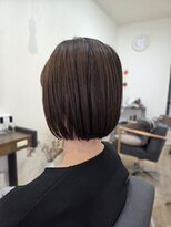 コルク(Cork)&nbsp;ワンレングスボブ × オリーブブラウンカラー