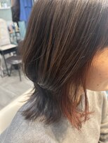 ヒスイバイケンジ(hisui by KENJE)&nbsp;インナーカラー/レイヤーカット/外はねカット/オージュア