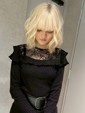 ネハス 名古屋栄店(nehus.) 学割ブリーチハイライト髪質改善ダブルカラーレイヤーカット