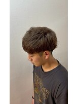 インパークス 町屋店(hair stage INPARKS)&nbsp;緩めパーマツーブロックマッシュウルフ垢抜け［町屋］