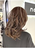 ハイレイヤー/コントラストハイライト/ベージュ/40代/50代