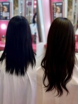 ザレイヤー 梅田(THE LAYER)&nbsp;【羽エクステEX 100本】大人っぽ色気ロングヘアー