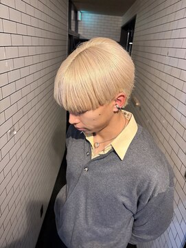 Men's JESTER【メンズジェスター】メンズカット/メンズパーマ/メンズカラー/フェード 〈REi〉ミルクティーベージュ