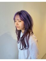 ボーイミーツガール(boy meets girl)&nbsp;レイヤーカット+透明感パープル