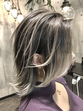 オオイシ(#大石CoLoR) コントラストバレイヤージュロブ