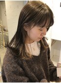 20代30代レイヤーカットオージュアアンブレラカラータッセルボブ