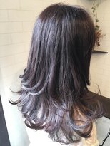 メイハ(MEIHA)&nbsp;ラベンダーグレージュのロングスタイル