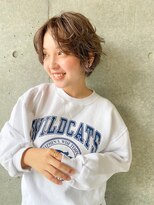 ヴェルダ 池袋店(verda)&nbsp;マニッシュショート×パープルベージュ◎yamamoto