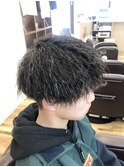 メンズツイストパーマスパイラルパーマフェード[船橋]