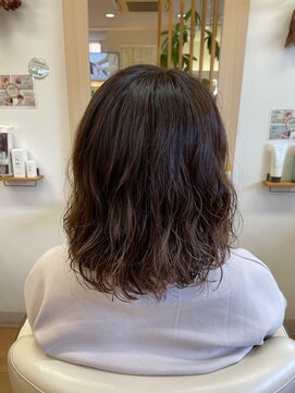 アメイジングヘアー 中沢店(AMAZING HAIR) 【AMAZING HAIR 中沢店/長島】ボブ×パーマスタイル/ミディアム