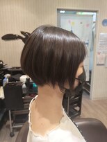 ドラマチックヘア 野鳥の森店(DRAMATIC HAIR)&nbsp;前下がりショートボブ/ことりベージュ◎30代40代50代