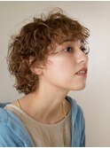 ウルフパーマ/ショコラベージュ/マッシュ/ベビーバング/ボブルフ