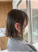オリーブベージュボブ