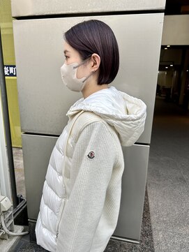 グランドライン(GRAND LINE) ミニボブ、パープル、バイオレットカラー