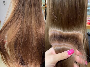 キサイ バズ(kisai BUZZ)の写真/【中目黒すぐ】髪質改善トリートメントで、髪の内部から補修し艶やかでまとまりのある美艶ヘアに導きます♪