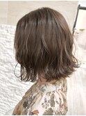 ボブ、ラフウェーブ、簡単スタイル【銀座】