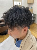 フリーダム(FREEDOM) ツイストパーマ×ツーブロ×刈り上げマッシュ