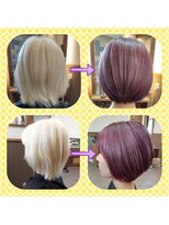 ワンダービューティーサノ(Wonder Beauty SANO)&nbsp;ブリーチ×ピンクカラー