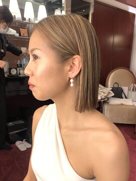 ロックワークオレンジ 西中島店(ROCK WORK ORANGE) 流行りの ぱつっとボブ*