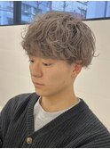 グレージュ/マッシュショート