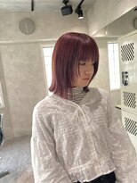 ハイプ(HYPE)&nbsp;【藤沢横浜】ブリーチなしダブルカラー/ワインレッド/ボルドー