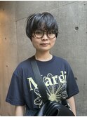 お洒落に見せるなら！ユニセックスマッシュショート