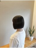 切りっぱなしボブ
