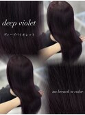 秋冬人気ディープバイオレットワインレッドカシスカラー＊RINA