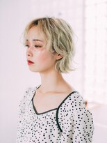 ロッソ ヘアアンドスパ 北千住店(Rosso Hair&SPA) ハイトーンボブ[北千住]