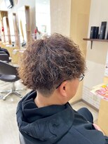 デザイニングヘアードゥ(designing hair Deux)&nbsp;メンズツーブロックマッシュツイストスパイラルパーマ