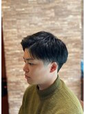 銀座 ナチュラル ツーブロック