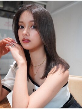 ANGELICA アイスグレージュ 暗髪 大人かわいい