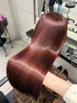 ソヨン 金山店(SOYON) チェリーレッド/透明感カラー/ブリーチなし/ピンクラベンダー