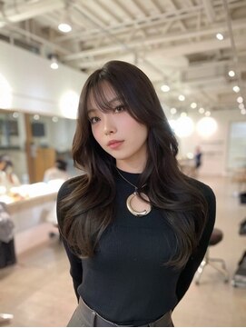 ノイズオオサカ 梅田店(NOISM OSAKA) 大人可愛い20代30代40代インナーカラー小顔ウルフレイヤーボブ
