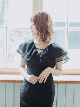 エーバイフー 江坂店(A BY WHO) A BY WHO江坂/ふんわりミディアム/ニュアンスパーマ