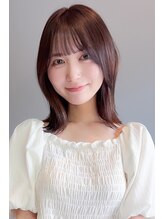 ウォークヘアーリリィ(Walk hair lily) チョコレートブラウン×くびれミディアムボブ