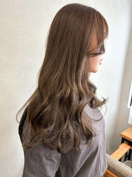 ミュラ(mulah) シアーベージュ赤み消しカラー＊ブリーチなし透明感カラー