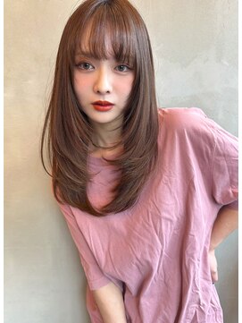 ロゼ 甲子園口(Rose) 【ROSE】レイヤーカット_透明感カラー_小顔バング