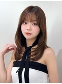 大人かわいい韓国レイヤーヘア