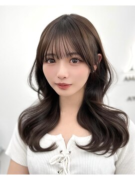 アマトウキョウ アユンチェ(AMA TOKYO×AYUNCHE) 前髪顔まわり韓国ヘアレイヤーカットサイドバンク2wayバンク韓国