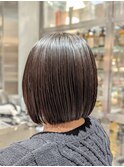 秋冬オススメ！20代30代かわいい切りっぱなしボブ