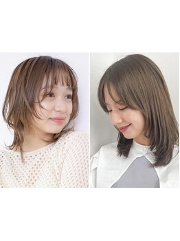 小顔×骨格補正カットで"似合う"と"なりたい"が揃った理想のスタイルへ♪顔周り/くびれレイヤーで旬髪に!