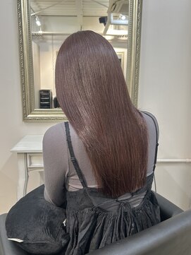 ソワンドゥブレスシエン 堀江店(soin de brace CIEN) 韓国×ロングレイヤー×艶グレージュ［堀江］