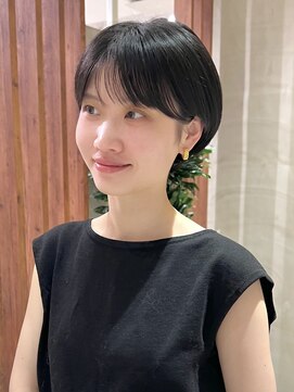 サン 白金台(SUN) シースルーバングのコンパクトマッシュショート白金目黒