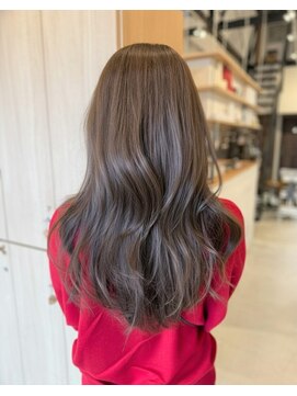 透明感たっぷり♪ナチュラルグレージュロング【西尾市】