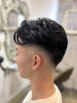 ルミエ ヘアサロン 経堂店(Lumie hair salon) 七三フェード