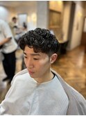 大人メンズのための無造作ウェーブショート/MEN’S HAIR/印西市