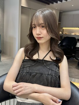 ロンド ロワール 門前仲町(Lond Loire) 韓国レイヤーカット/くびれ巻き/前髪顔周り/セミディ[門前仲町]