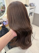 エトワ 新宿(ETOWA)&nbsp;ショコラブラウン×レイヤーカット×ヨシンモリ